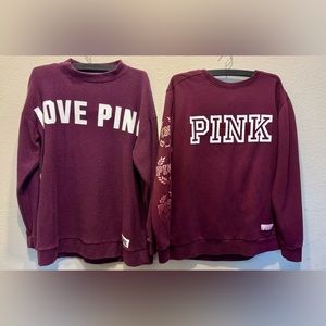 2 PINK sweaters